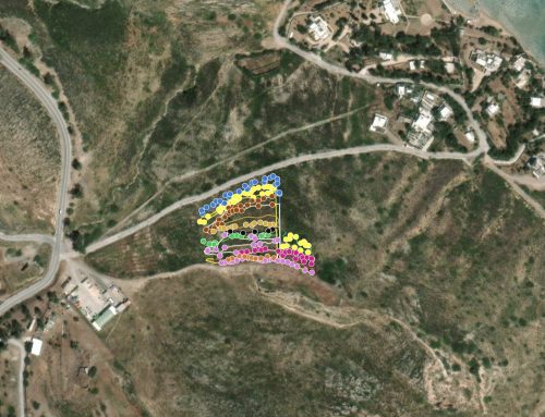 Mapping of the area where ecosystem restoration work has taken place